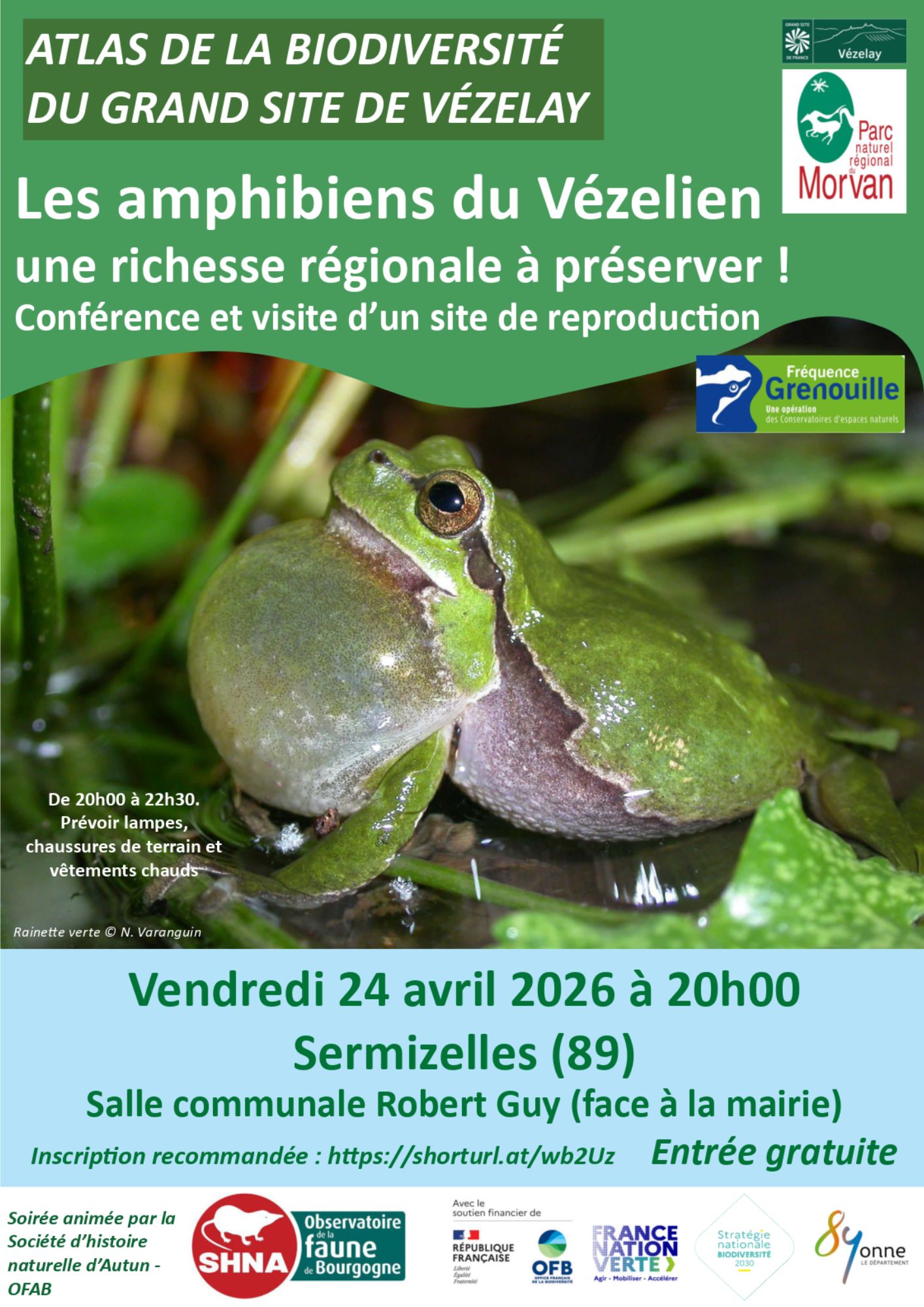 Soirée amphibiens PNR