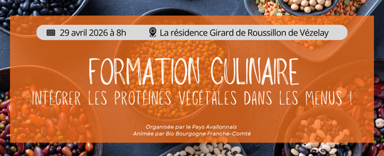 Formation restauration collective du 26 avril : protéines végétales
