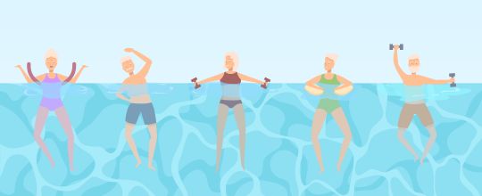 Aquagym de santé seniors